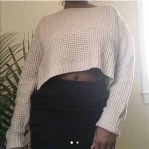 FOREVER 21 NUDE CROP TOP